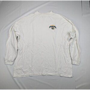 Green Bay Packers Long Sleeve White Crewneck T Shirt Mens XXL NFL Team Apparel